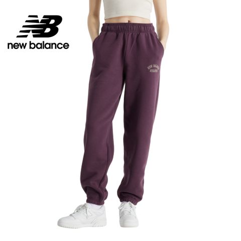 NEW BALANCE [New Balance]棉質刷毛長褲_女性_紫色_AWP43500PLN