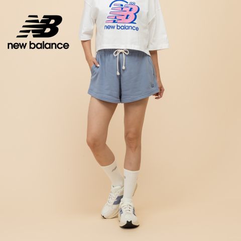 New Balance 紐巴倫 [New Balance]褲頭鬆緊棉質短褲_女性_藍紫色_WS51503DUS