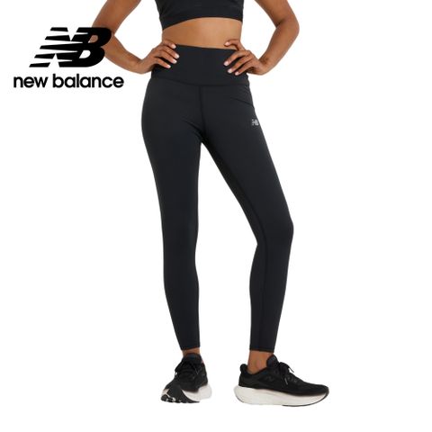[New Balance]25吋彈性緊身褲_女性_黑色_WP51112BK