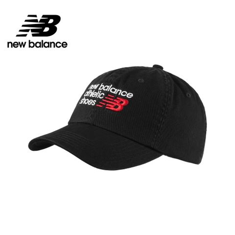 New Balance 紐巴倫 刺繡NB棒球帽/老帽_中性_黑色_LAH43016BK
