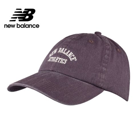 NEW BALANCE [New Balance]刺繡NB斜紋布棒球帽_中性_紫色_LAH43014PLN