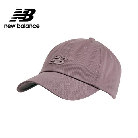 NEW BALANCE [New Balance]刺繡NB斜紋布棒球帽_中性_藕紫色_LAH91014ICW