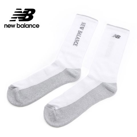 [NewBalance]中長襪_中性_白灰色_LAS50051WY