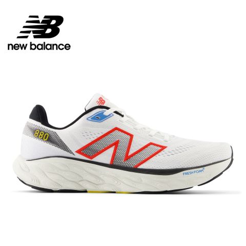 NEW BALANCE 慢跑鞋_白紅色_男性_M880C14-2E楦