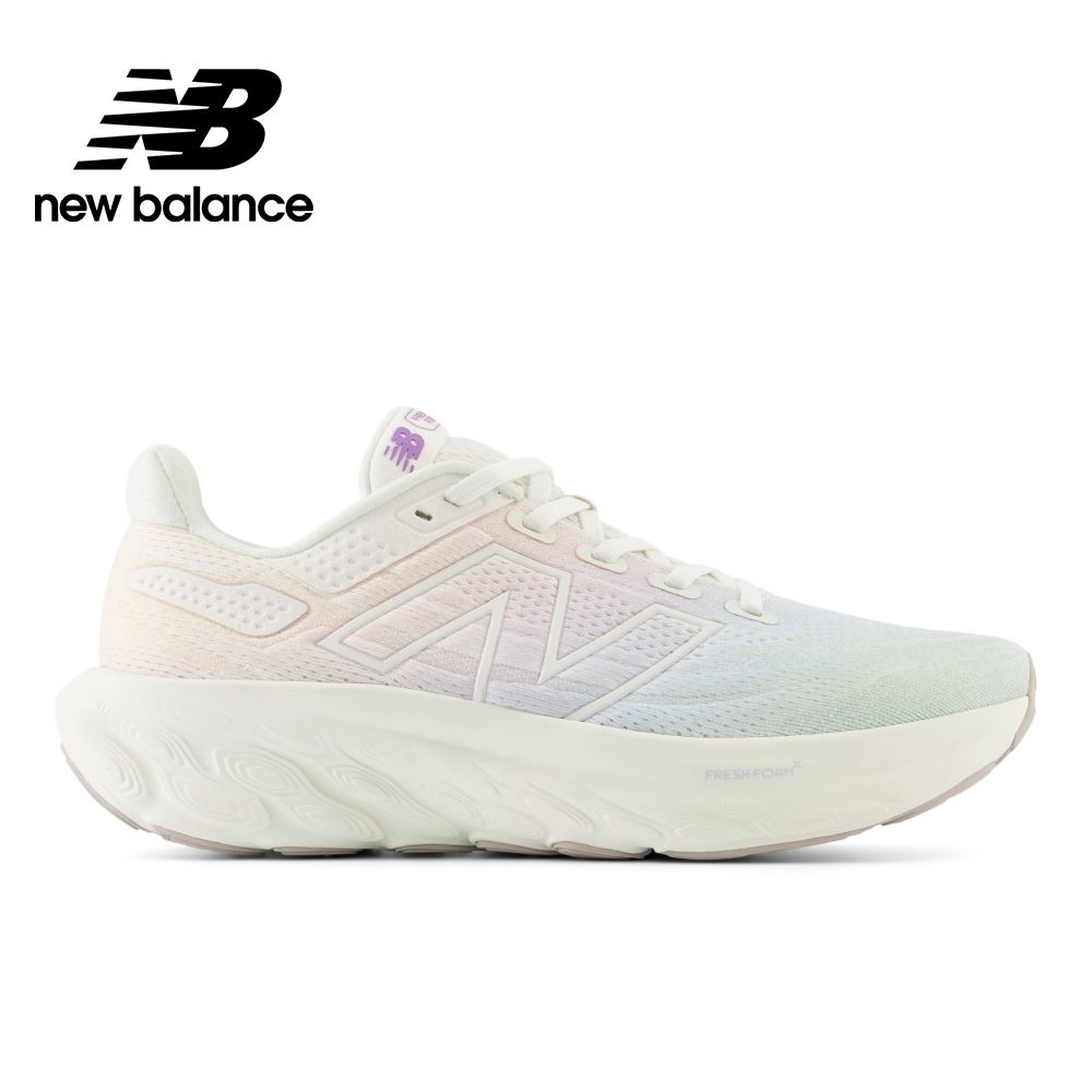 NEW BALANCE 慢跑鞋_奶油/淺粉紅/淺藍_女性_W1080X13-D楦