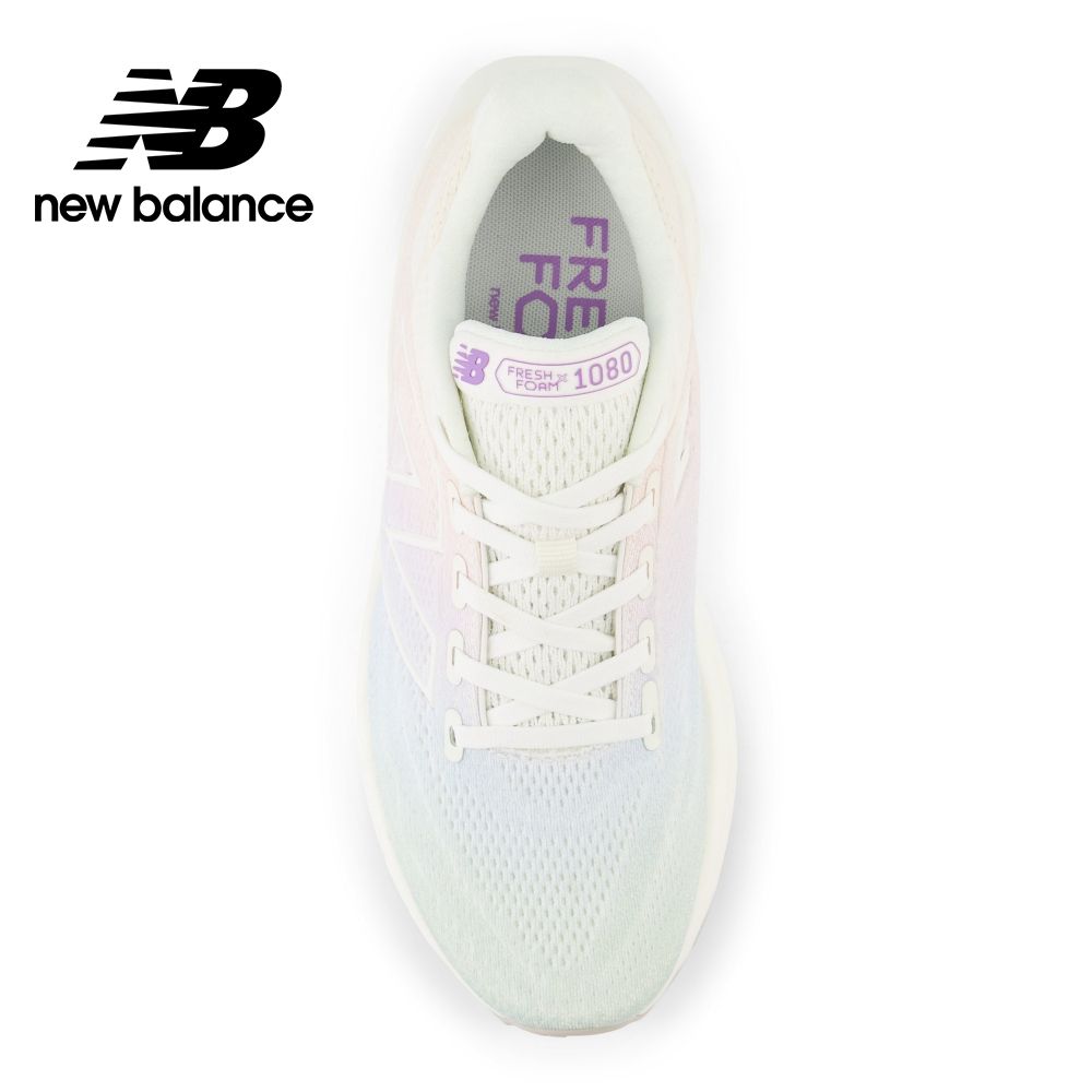 NEW BALANCE 慢跑鞋_奶油/淺粉紅/淺藍_女性_W1080X13-D楦