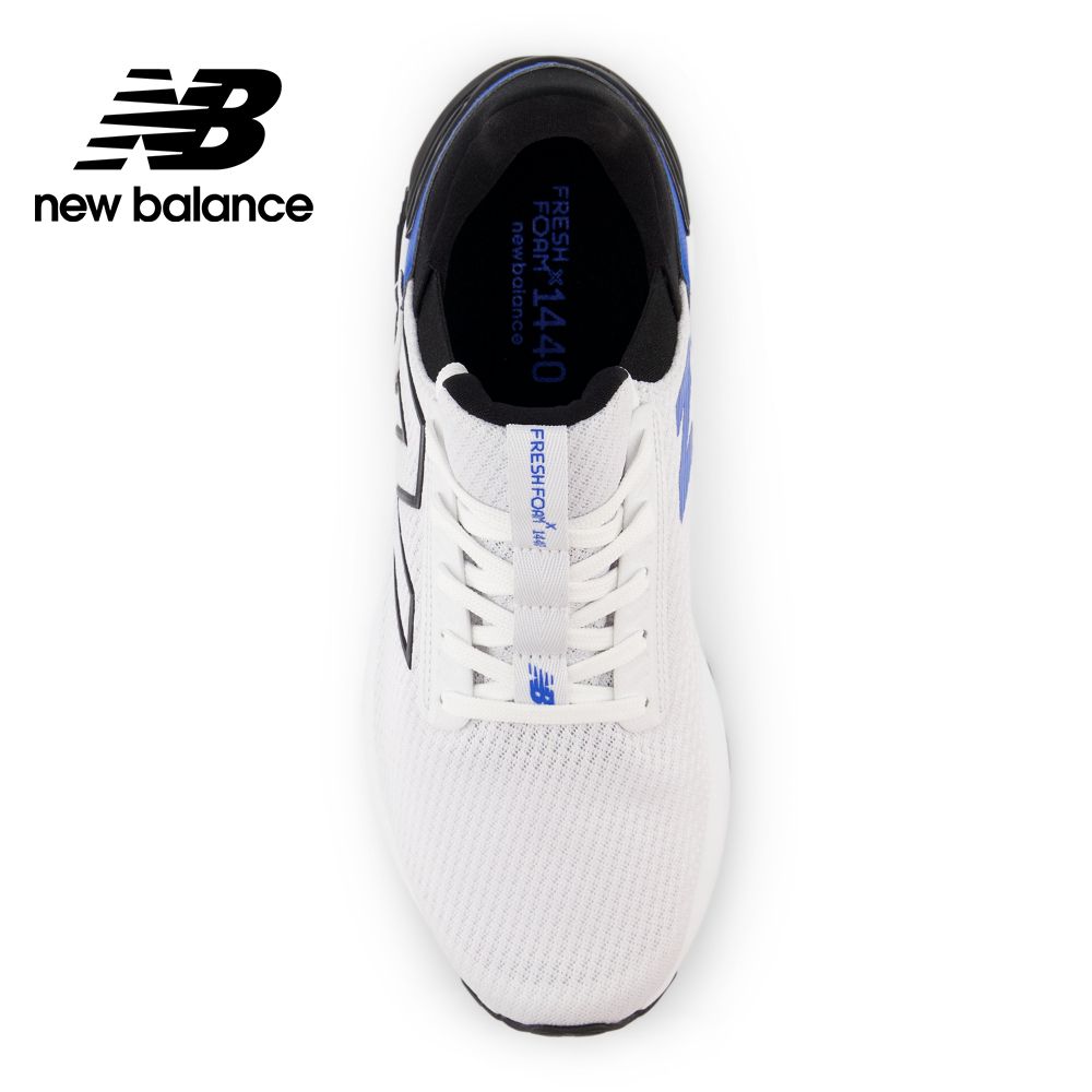 NEW BALANCE 慢跑鞋_白黑藍_男性_M1440RW1-2E楦