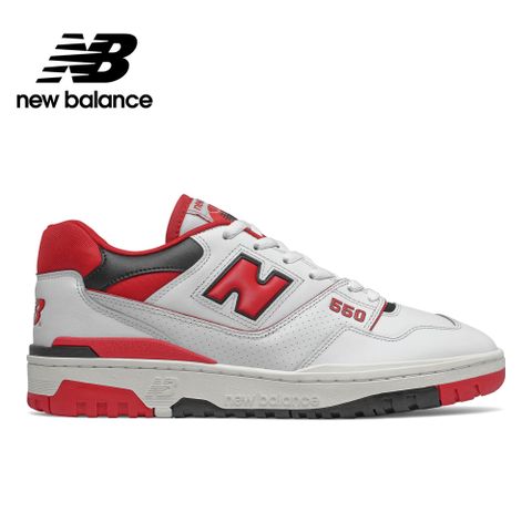 [New Balance]復古鞋_中性_白紅色_BB550SE1-D楦