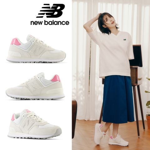 NEW BALANCE 復古鞋_米白粉_女性_WL5742BA-B楦