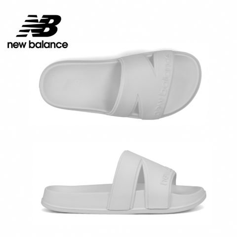 【New Balance】涼拖鞋_白灰色_中性_SUF20SQ1-D楦