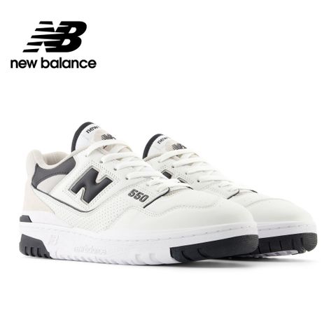 NEW BALANCE 復古鞋_白黑色_中性_BB550ESI-D楦