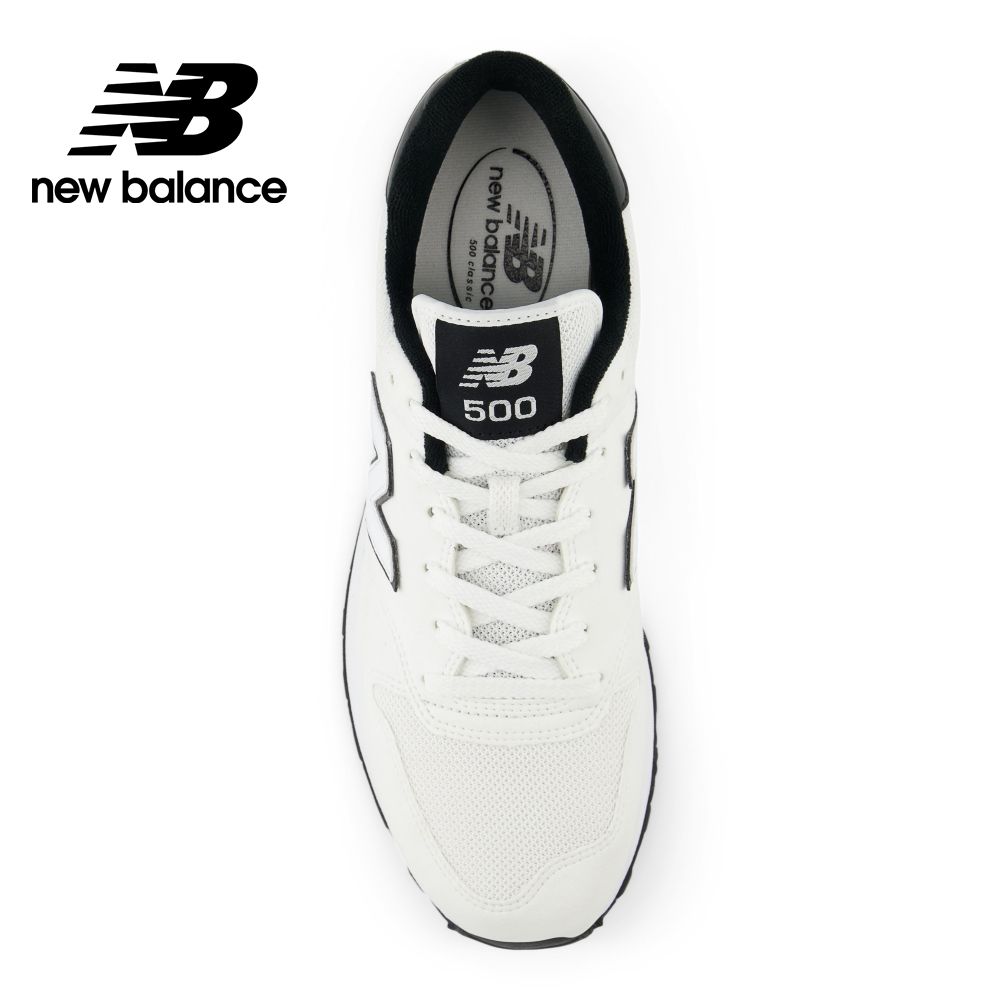 NEW BALANCE PChome獨家款復古鞋_中性_白黑色_GM500UFO-D楦