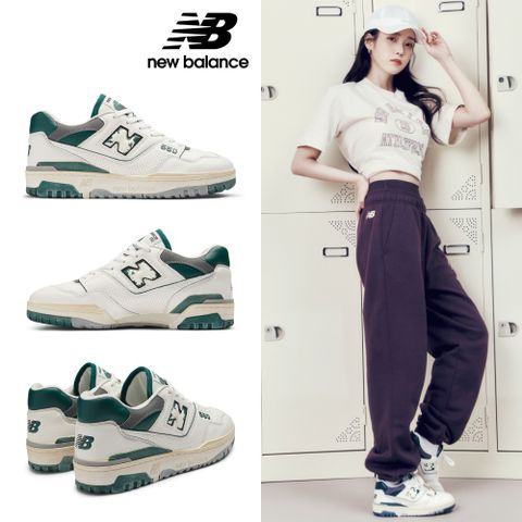 New Balance 紐巴倫 IU著用款_復古鞋_白綠色_中性_BB550VTG-D楦