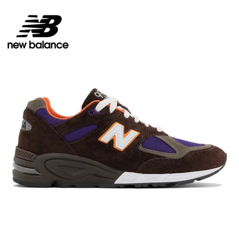 NEW BALANCE [New Balance]美製復古鞋_男性_棕紫色_M990BR2-D楦