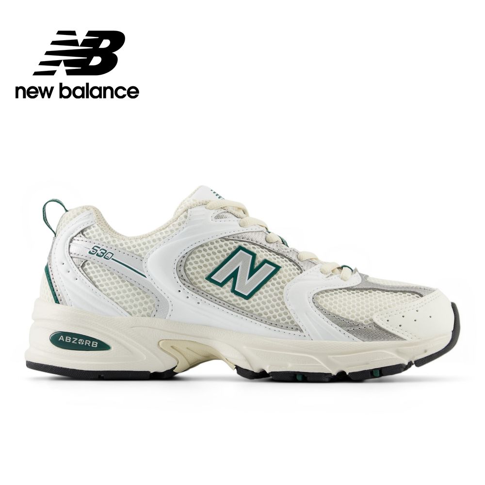 NEW BALANCE [New Balance]復古鞋_中性_米白綠_MR530SX-D楦