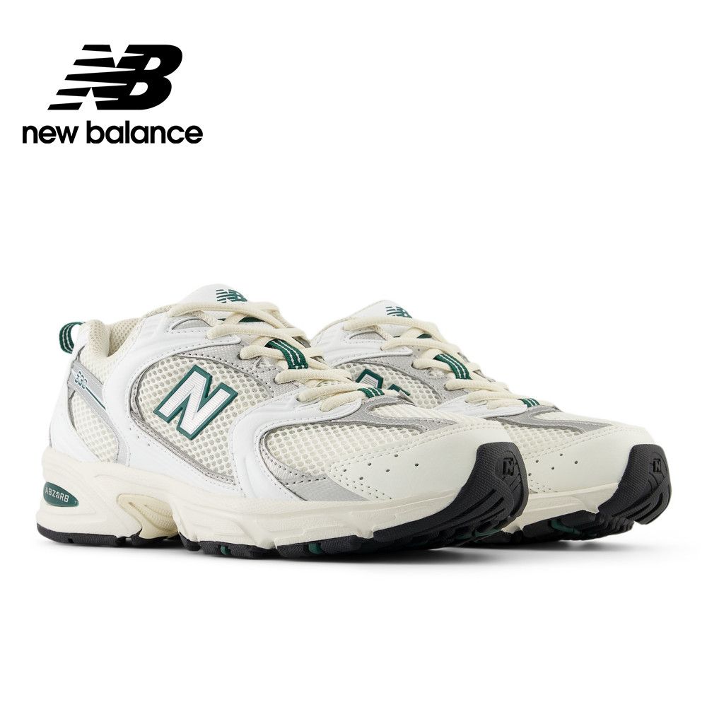 NEW BALANCE [New Balance]復古鞋_中性_米白綠_MR530SX-D楦