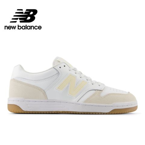 [New Balance]復古鞋_中性_白杏色_BB480LGG-D楦