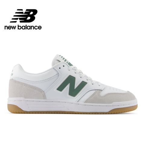 [New Balance]復古鞋_中性_白綠色_BB480LYG-D楦