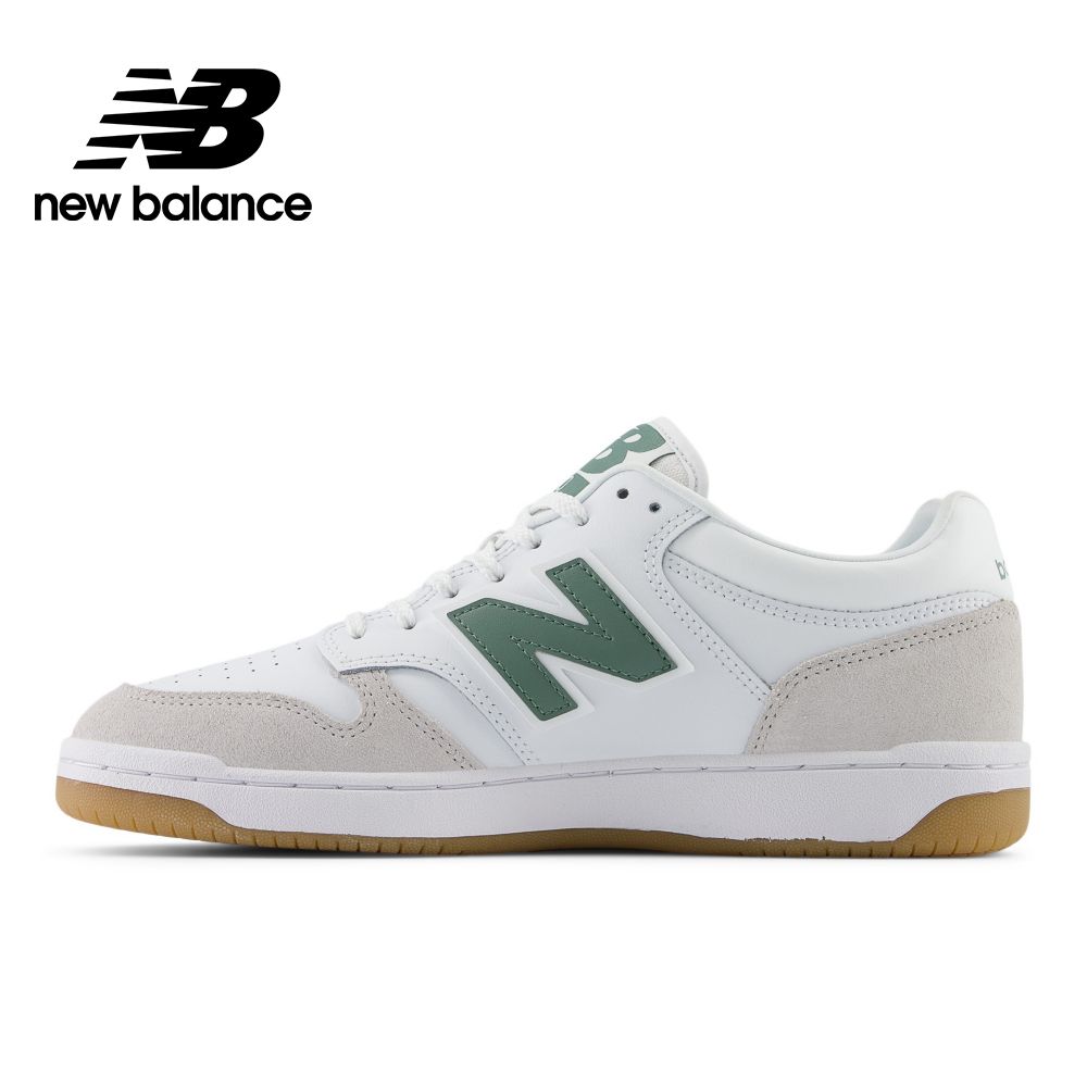 New Balance 紐巴倫 [New Balance]復古鞋_中性_白綠色_BB480LYG-D楦