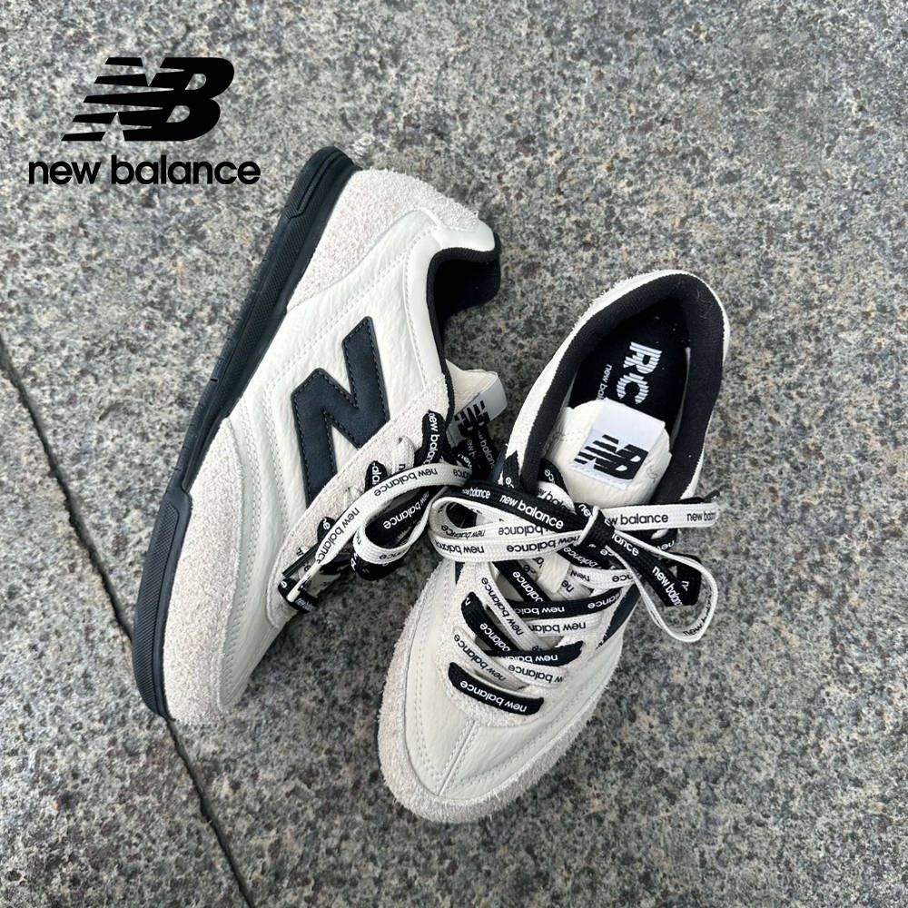 New Balance 紐巴倫 復古鞋_中性_白黑色_URC42NAL-D楦(附雙鞋帶：黑+白)