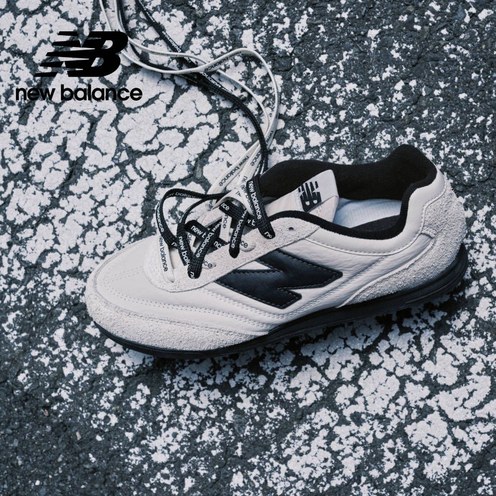 New Balance 紐巴倫 復古鞋_中性_白黑色_URC42NAL-D楦(附雙鞋帶：黑+白)