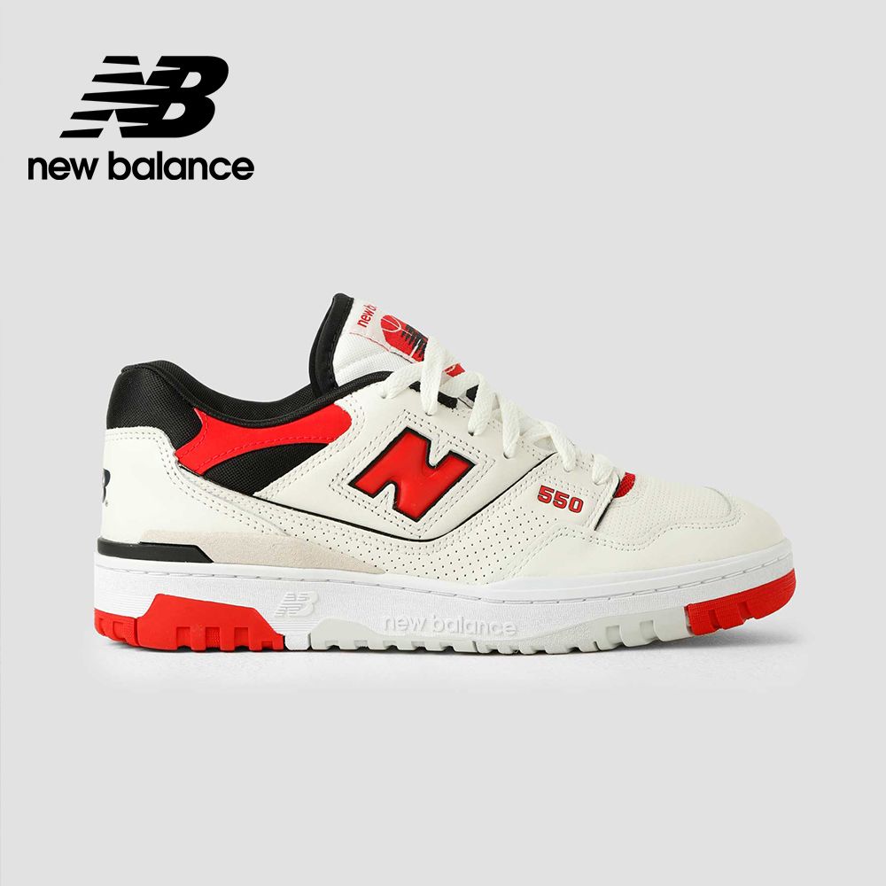 NEW BALANCE []復古鞋_中性_白紅色_BB550VTB-D楦