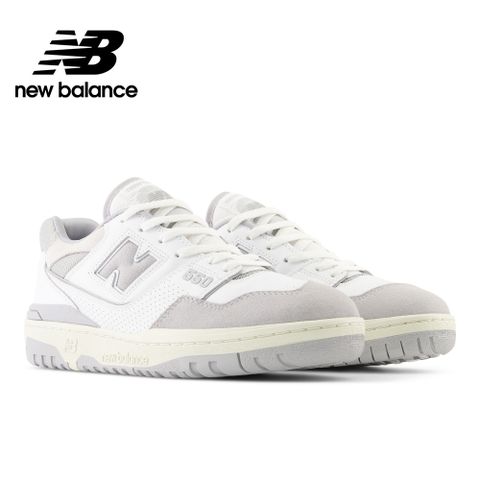[New Balance]復古鞋_中性_白灰色_BB550NEA-D楦