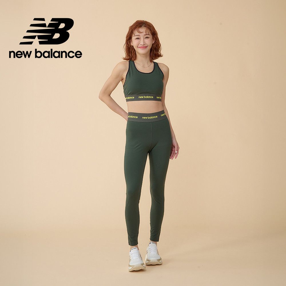 NEW BALANCE [New Balance]中高強度運動內衣BRA TOP_女性_綠色_AWB41048ACK