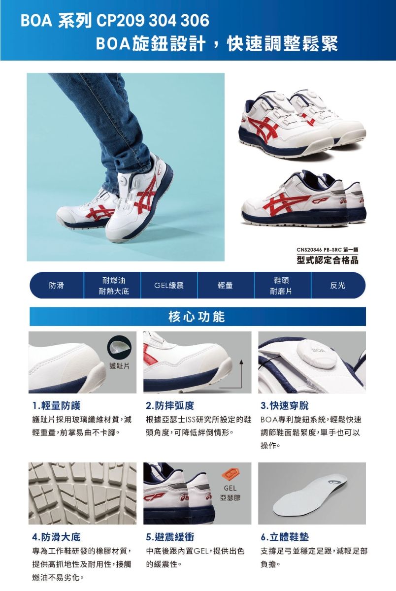 新品未使用　asics WINJOB CP209 BOA 27cm ASICS Winjob CP209 Boa 1271A029 400 ASICS Blue x White Men