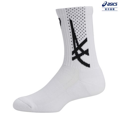 Asics 亞瑟士 中筒襪 男女中性款  排球 配件 3053A143-100