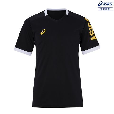 ASICS 亞瑟士 短袖上衣 男女中性款  排球上衣 2053A196-001