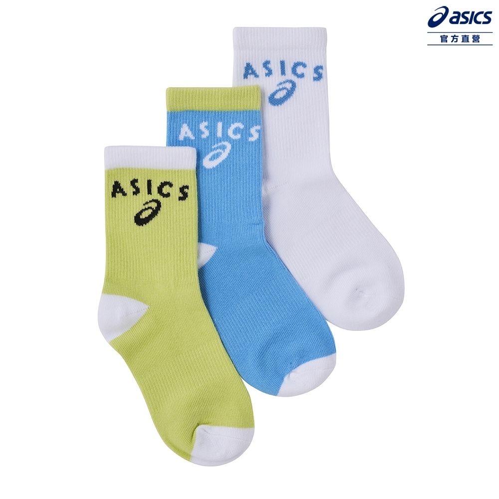 Asics 亞瑟士   童 中筒襪(三入組) 兒童  訓練配件 3034A107-300