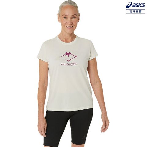 ASICS 亞瑟士 女 短袖上衣 女款 FUJITRAIL 跑步上衣 2012C971-200