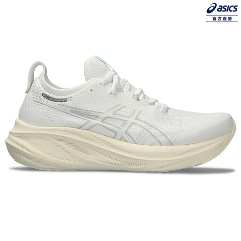 Asics 亞瑟士 GEL-NIMBUS 26 女款 MIRAI未來永續系列 緩衝 慢跑鞋 1012B601-101