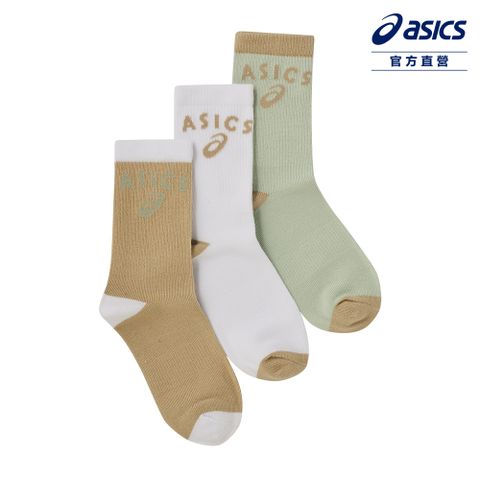 Asics 亞瑟士 童 中筒襪(三入組) 兒童 訓練配件 3034A107-301