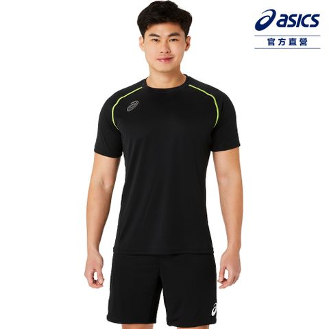 Asics 亞瑟士 短袖上衣 男女中性款 日本版 排球上衣 2053A186-001