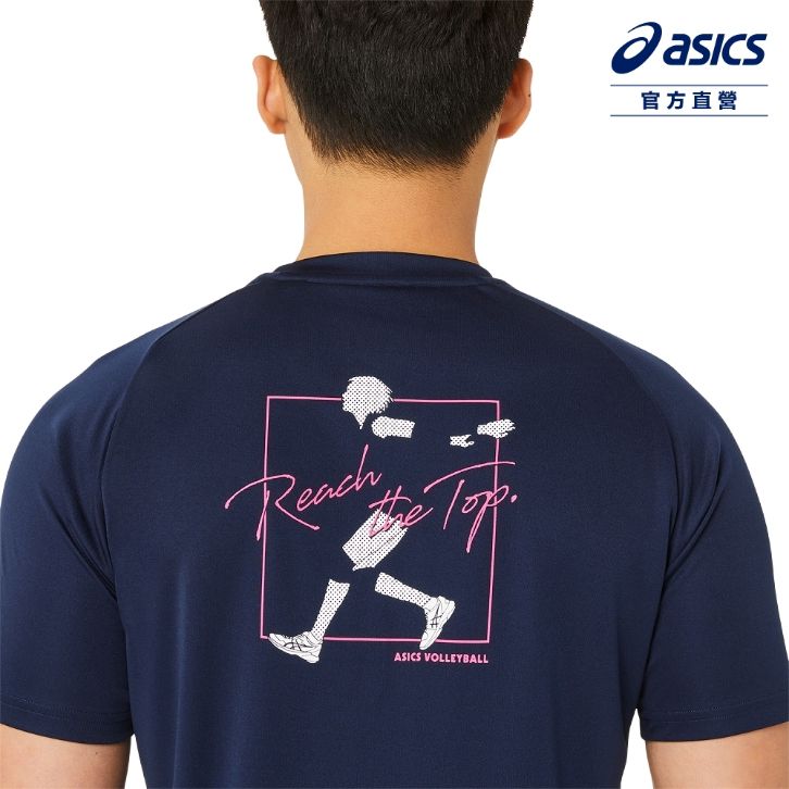 Asics 亞瑟士 短袖上衣 男女中性款 日本版 排球上衣 2053A192-400