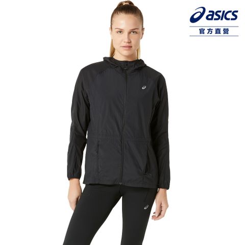 Asics 亞瑟士 平織外套 女款 防潑水 海外版 跑步外套 2012D076-001