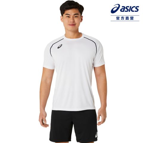 Asics 亞瑟士 短袖上衣 男女中性款 日本版 排球上衣 2053A186-100