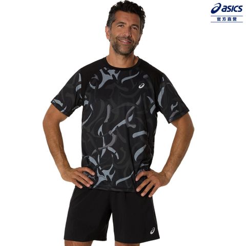 ASICS 亞瑟士 短袖上衣 男款 ACTIBREEZE 海外版型 跑步上衣 2011D092-001