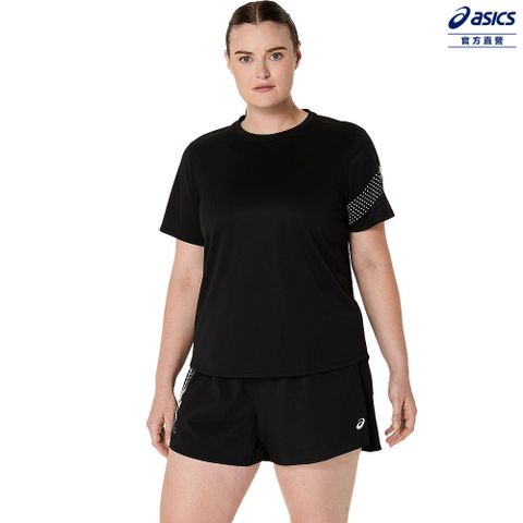 ASICS 亞瑟士 ICON 短袖上衣 女款   海外版型 跑步上衣 2012D177-001