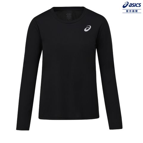 ASICS 亞瑟士 長袖上衣 女款 KATAKANA 亞洲版型 跑步上衣 2012D333-001