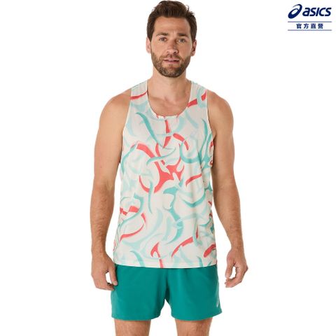 ASICS 亞瑟士 背心 男款   海外版型 跑步上衣 2011D091-200