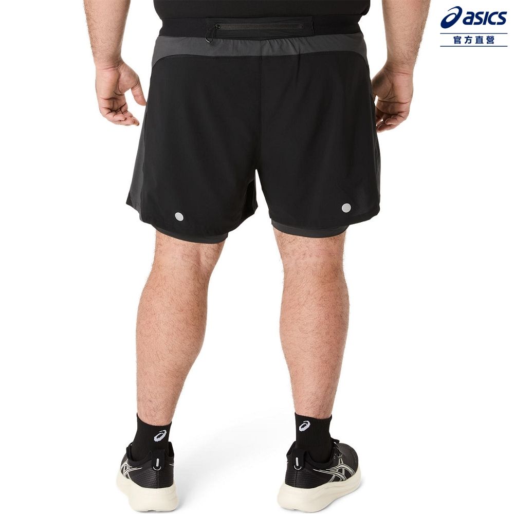 Asics 亞瑟士 ROAD 2IN1 5吋 短褲 男款 ACTIBREEZE 海外版型 跑步下著 2011D245-001