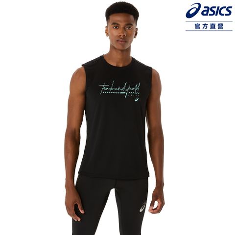 ASICS 亞瑟士 田徑背心 男款 亞洲版 田徑上衣 2091A743-001
