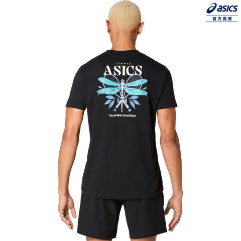 ASICS 亞瑟士 短袖上衣 男款 海外版 網球上衣 2041A351-001