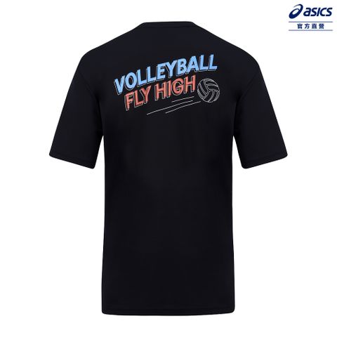 ASICS 亞瑟士 短袖上衣 男女中性款 亞洲版 排球上衣 2053A269-001