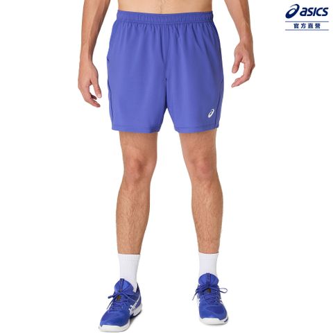 ASICS 亞瑟士 7吋平織短褲 男款 海外版 網球下著 2041A344-401
