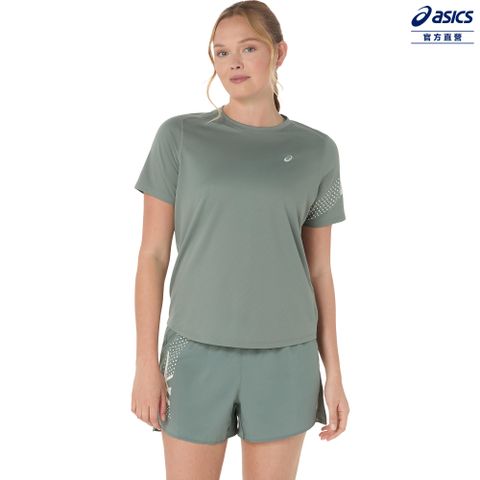 ASICS 亞瑟士 ICON 短袖上衣 女款 海外版 跑步上衣 2012D177-400