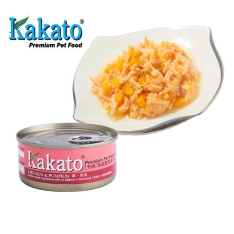 Kakato 卡格餐食罐 (雞、南瓜)70g